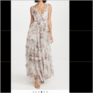 Needle & Thread Floral Swan Cami Gown